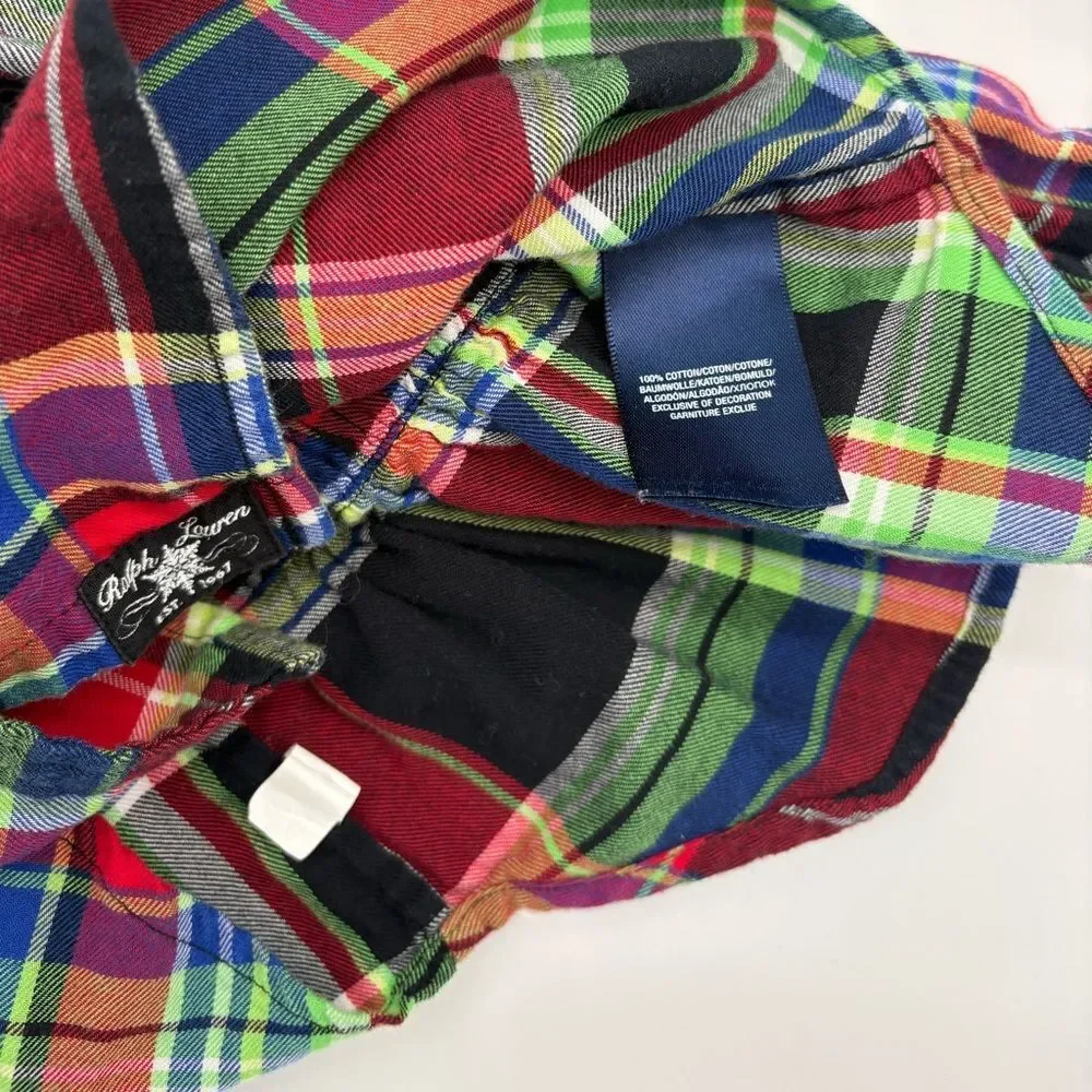 Ralph Lauren Plaid Top